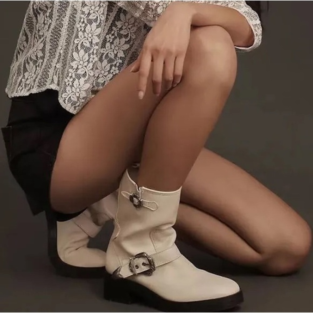 Larroude Hardy Moto Boots